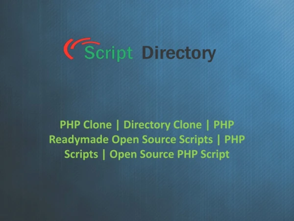 PHP Scripts | Open Source PHP Script