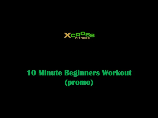 10 Minute Beginners Workout (promo)