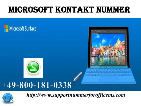 Microsoft kontakt Nummer 49-800-181-0338