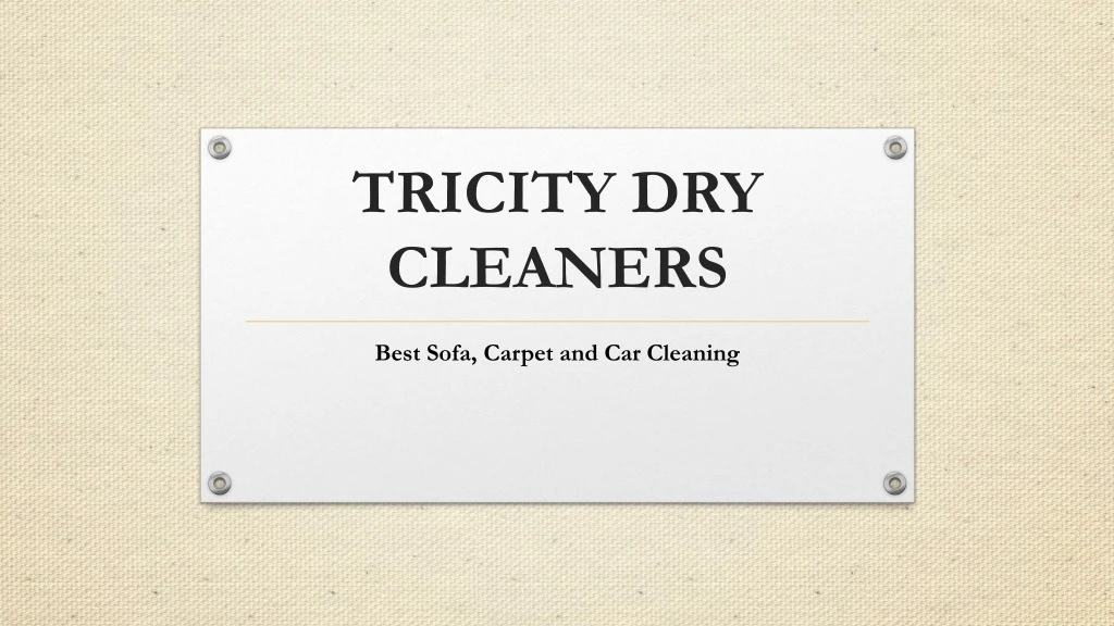 tricity dry cleaners