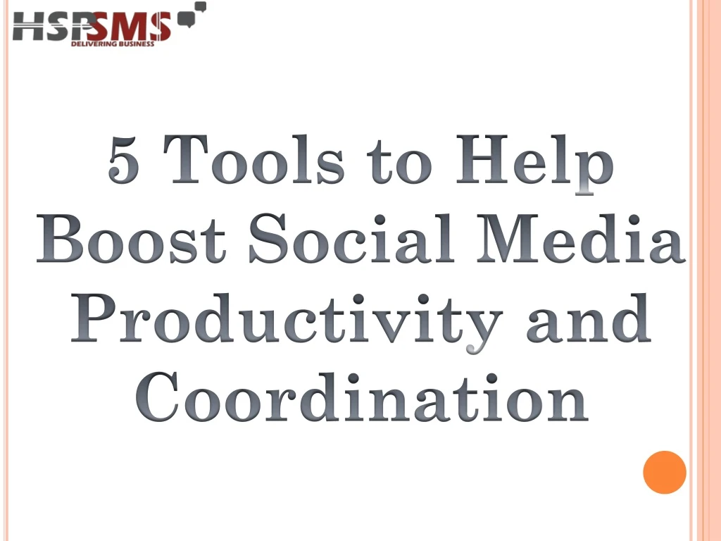 5 tools to help boost social media productivity