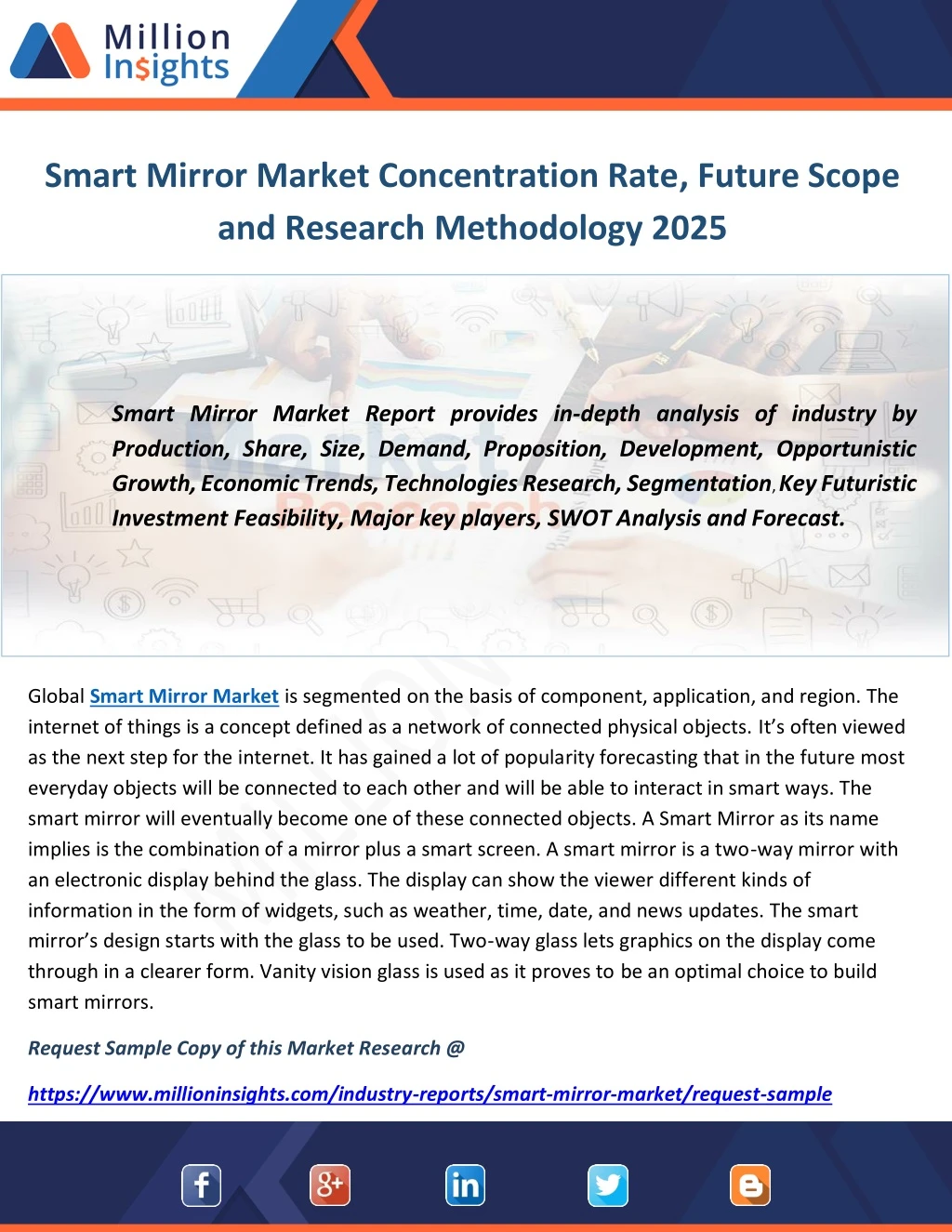 smart mirror market concentration rate future