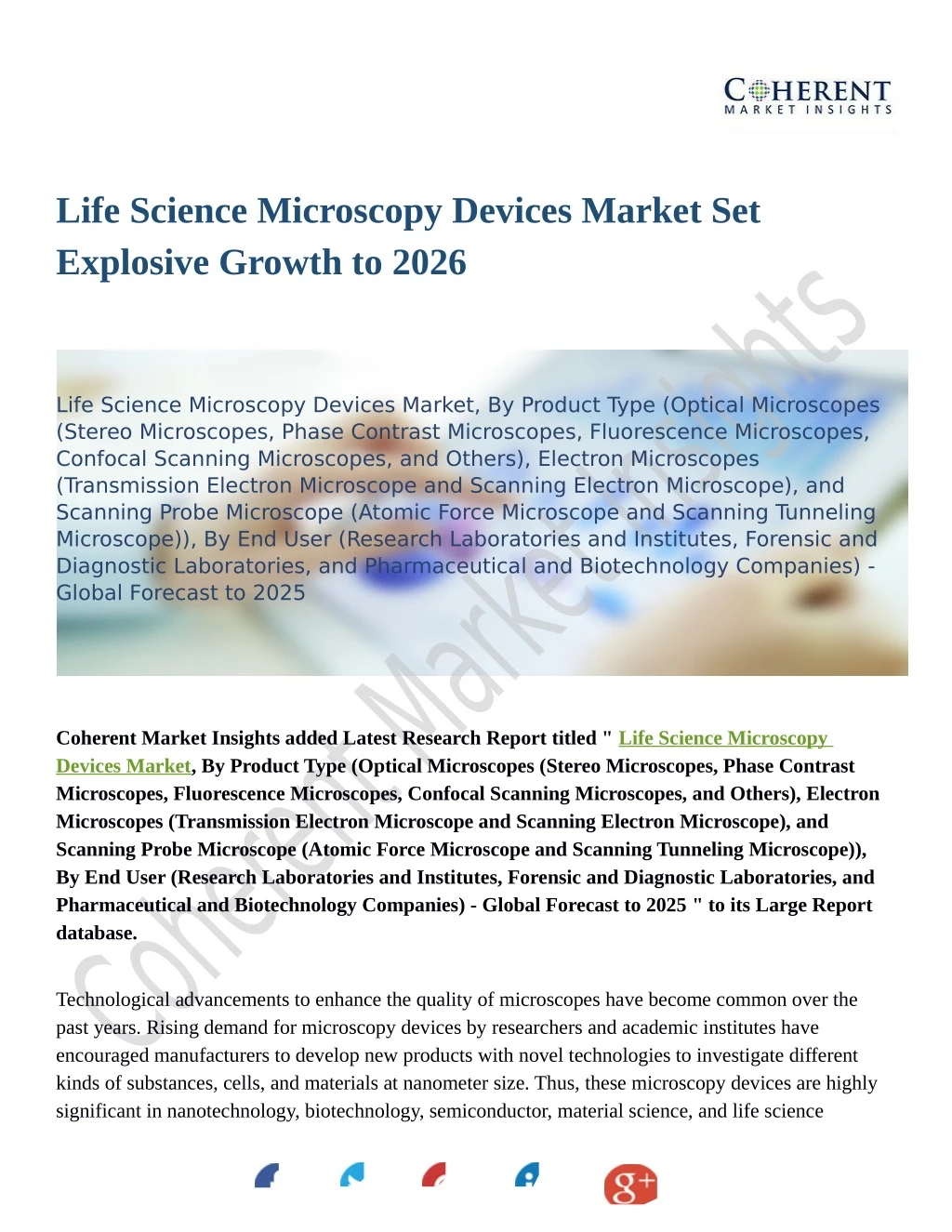 life science microscopy devices market