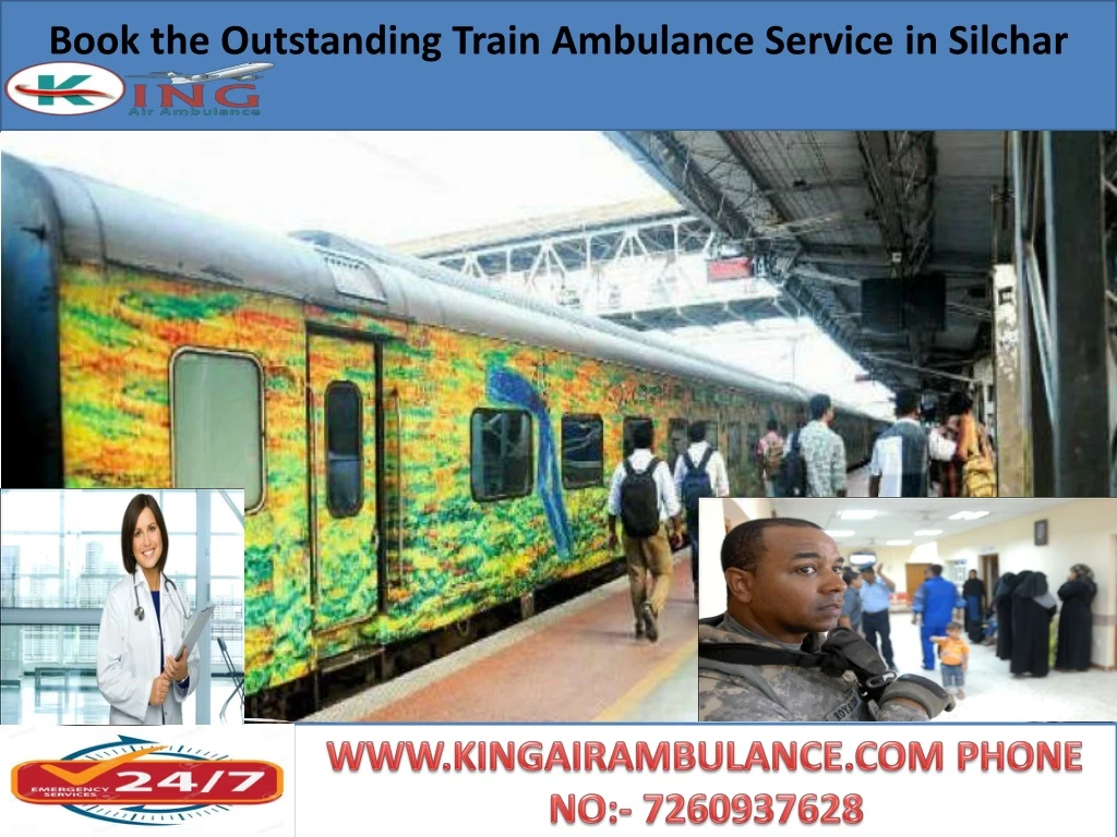 book the outstanding train ambulance service in silchar