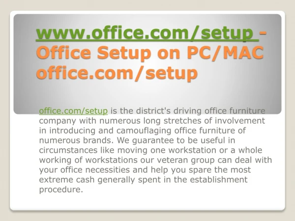 www office com setup office setup on pc mac office com setup