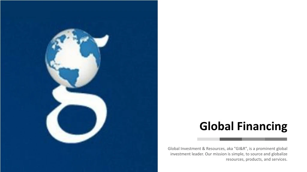 global financing