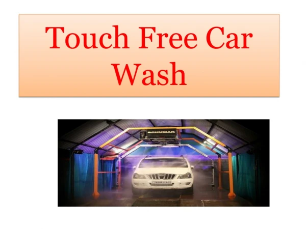 Touch Free Car Wash