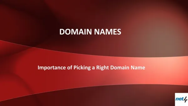 Importance of Picking a Right Domain Name