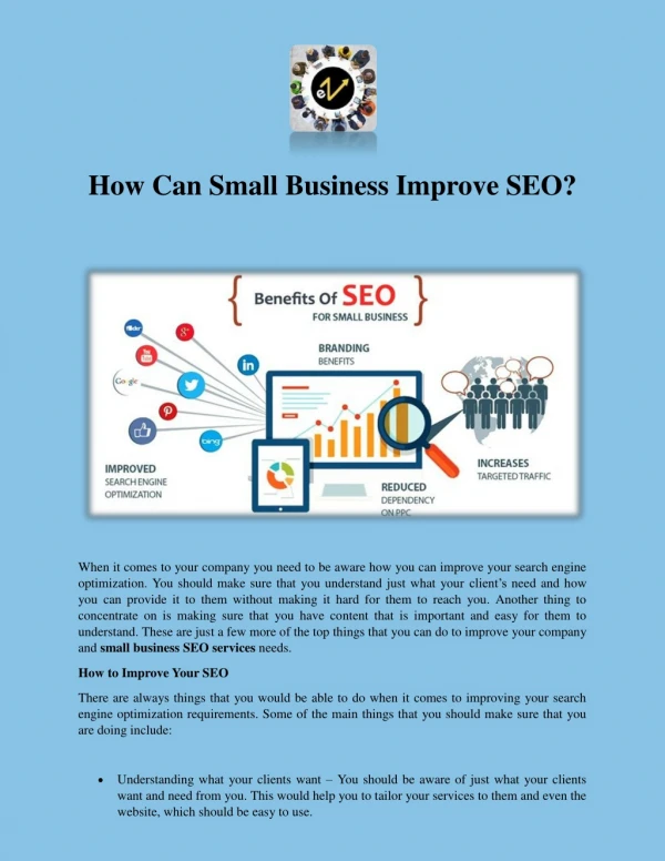 Small Business SEO Services- Improve Your SEO