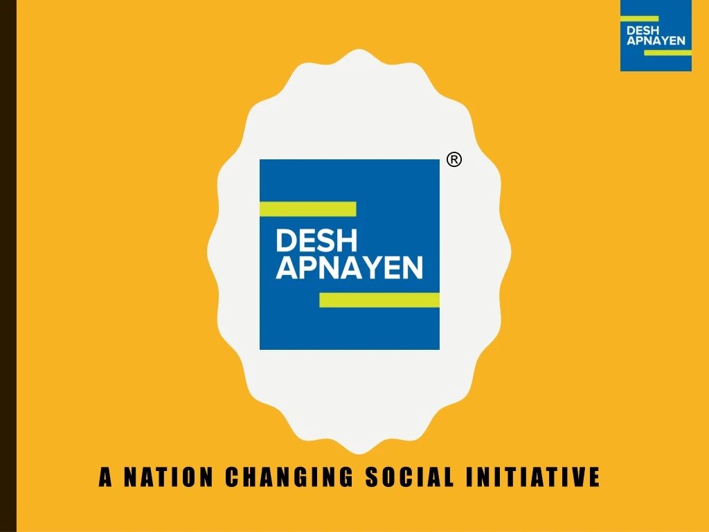 a nation changing social initiative