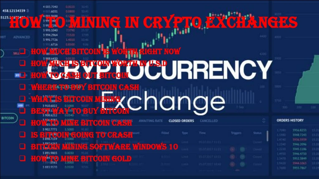how to mining in crypto exchanges
