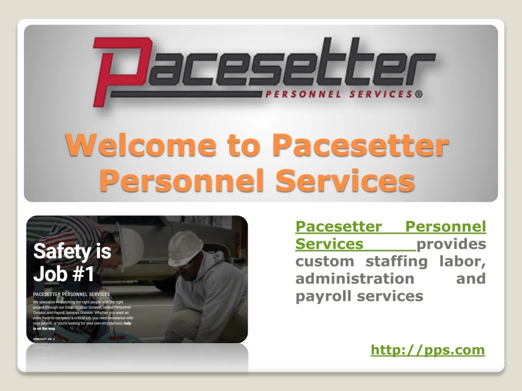 welcome to pacesetter personnel services
