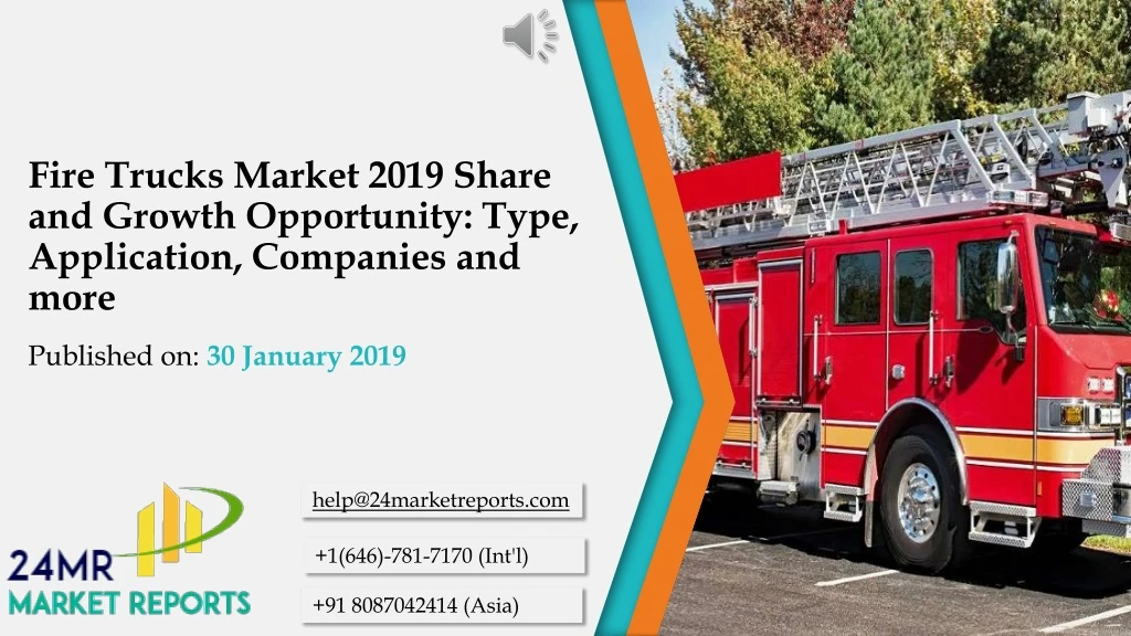 fire trucks market 2019 share and growth opportunity type application companies and more