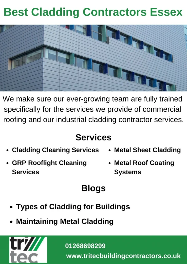 Best Cladding Contractors Essex