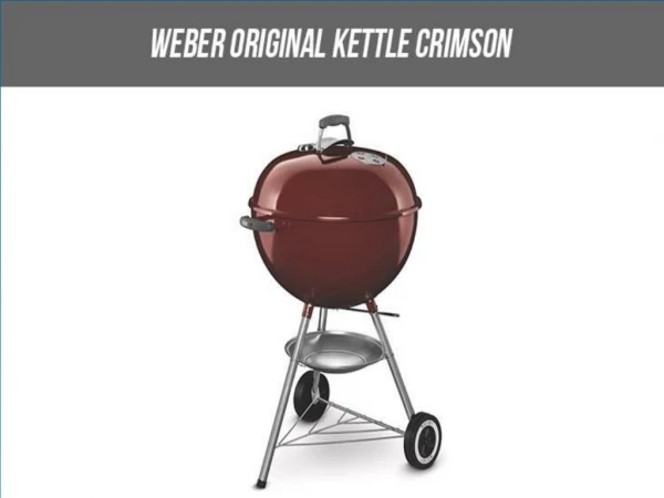 Weber Original Kettle Crimson
