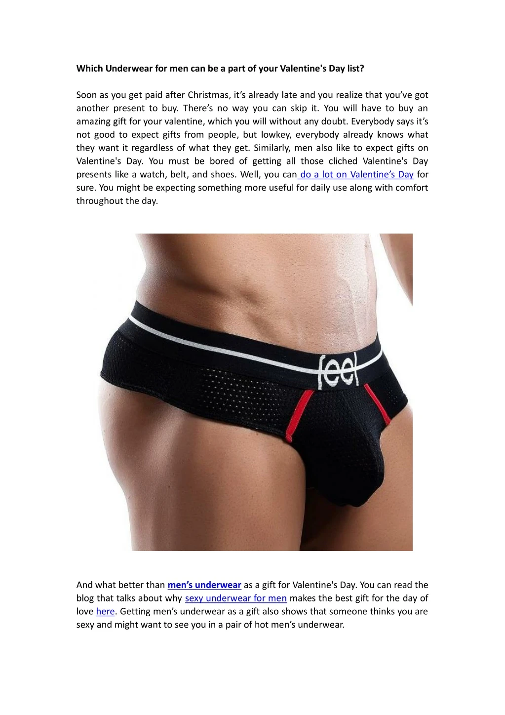 which underwear for men can be a part of your