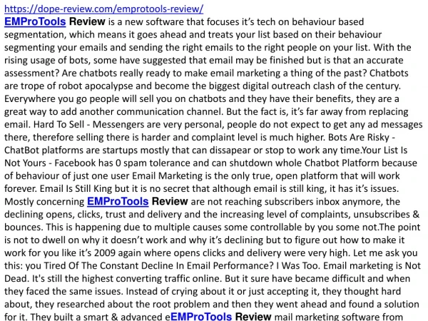 https dope review com emprotools review
