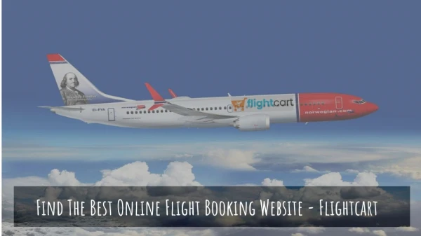 Find The Best Online Flight Booking Website - Flightcart