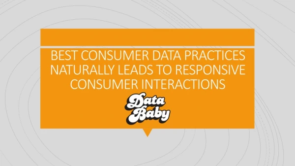 Consumer Marketing Data company in UK