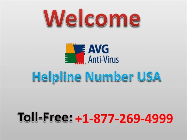 AVG Antivirus Helpline Number USA 1-877-269-4999