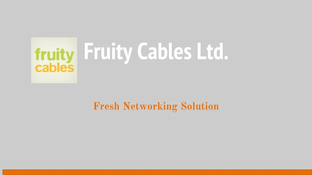 fruity cables ltd