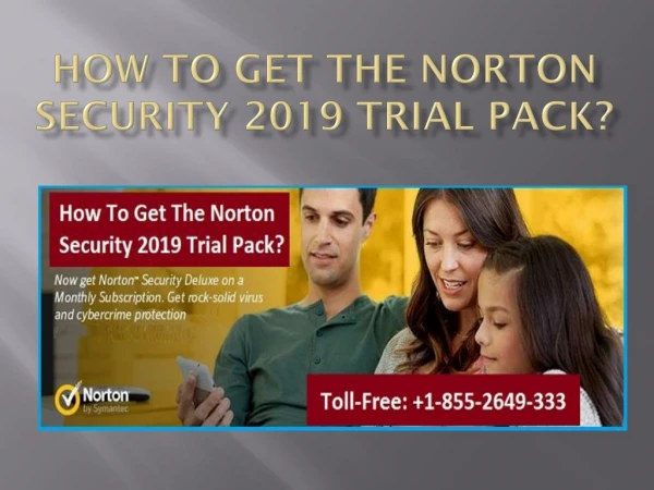 How To Get The Norton Security 2019 Trial Pack?