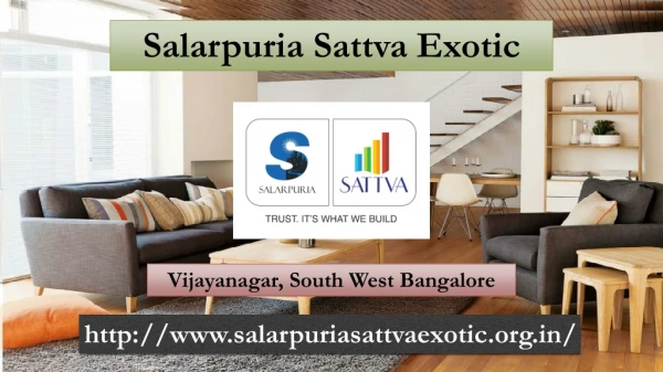 Salarpuria Sattva New Launch Apartment in Vijayanagar
