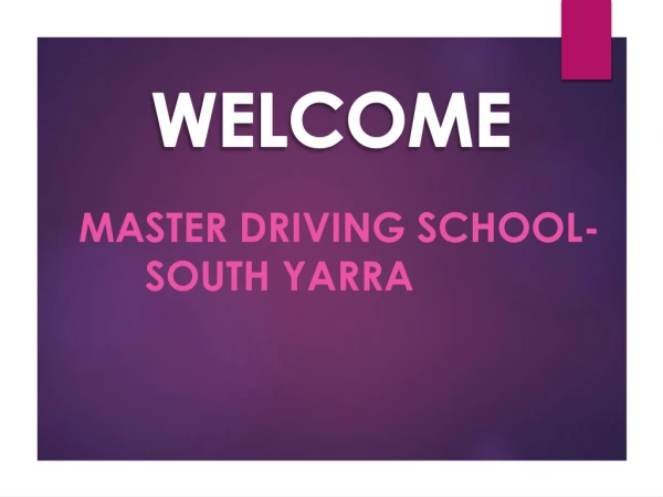 Get Driving School in South Yarra