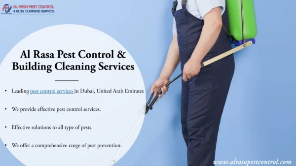 Al Rasa Pest Control & Building Cleaning Services