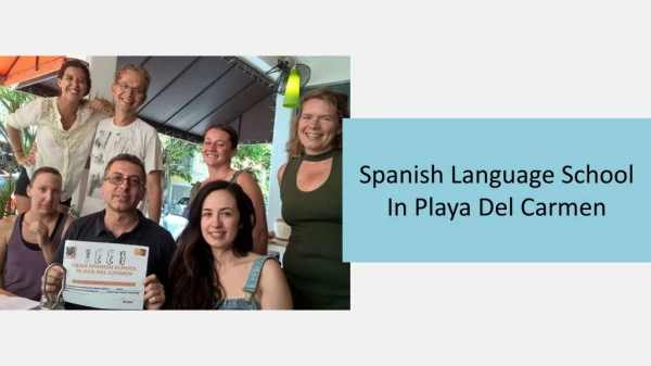 Spanish Language School In Playa Del Carmen