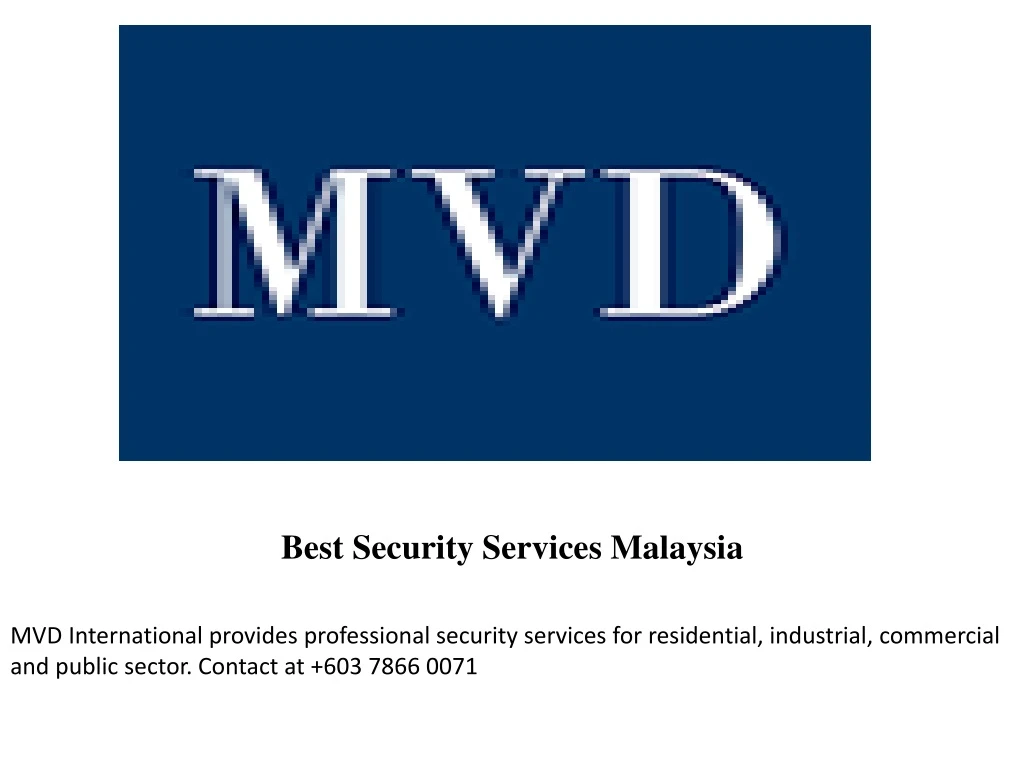 best security services malaysia