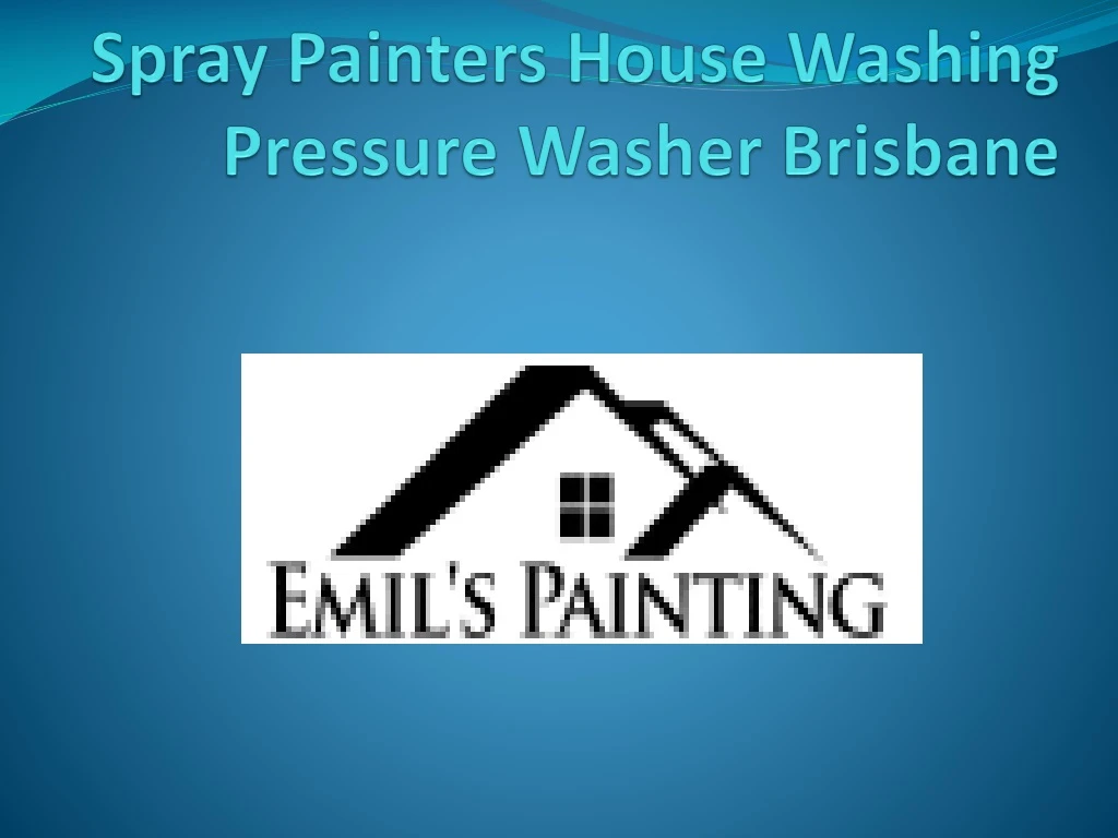 spray painters house washing pressure washer brisbane