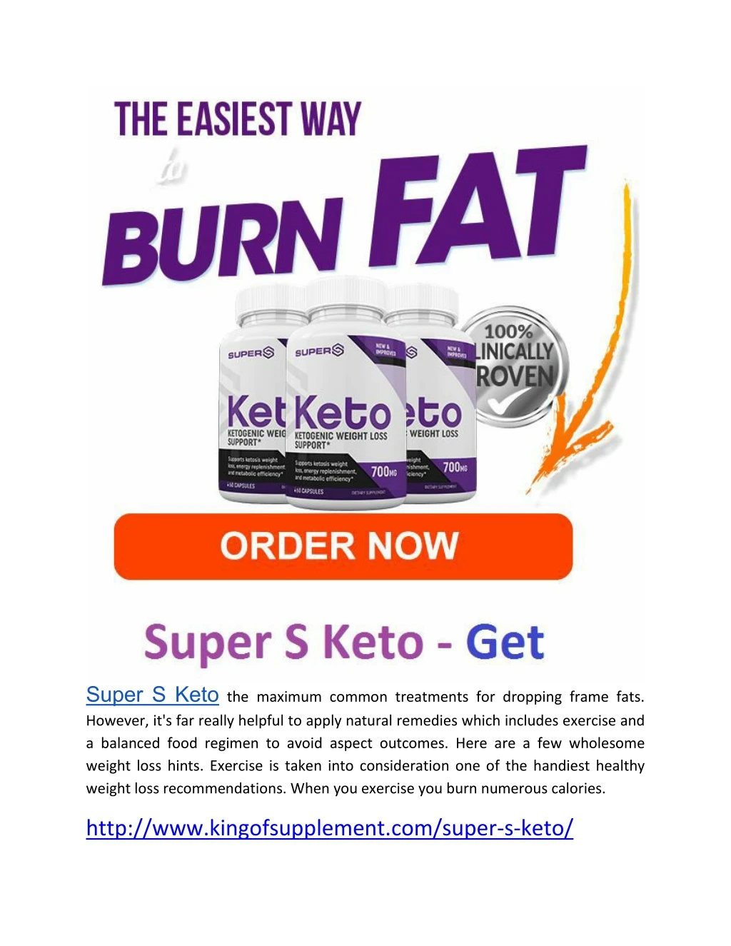 super s keto the maximum common treatments