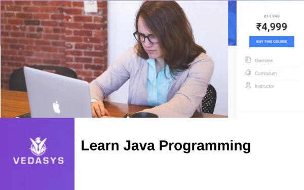 Learn Java Programming at Vedasys