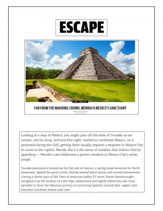 Escape - slide 1