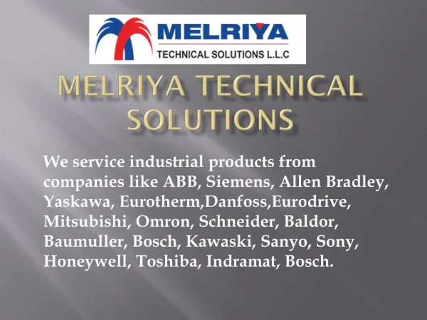 MELRIYA Technical Solutions