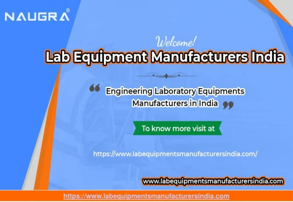 Engineering Laboratory Equipments Manufacturers