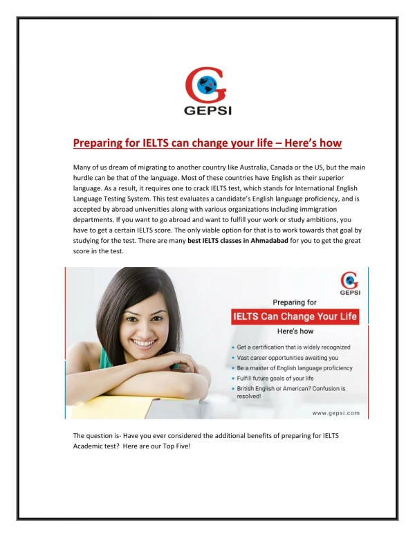 Join IELTS classes & know the Best Ways for IELTS Preparation