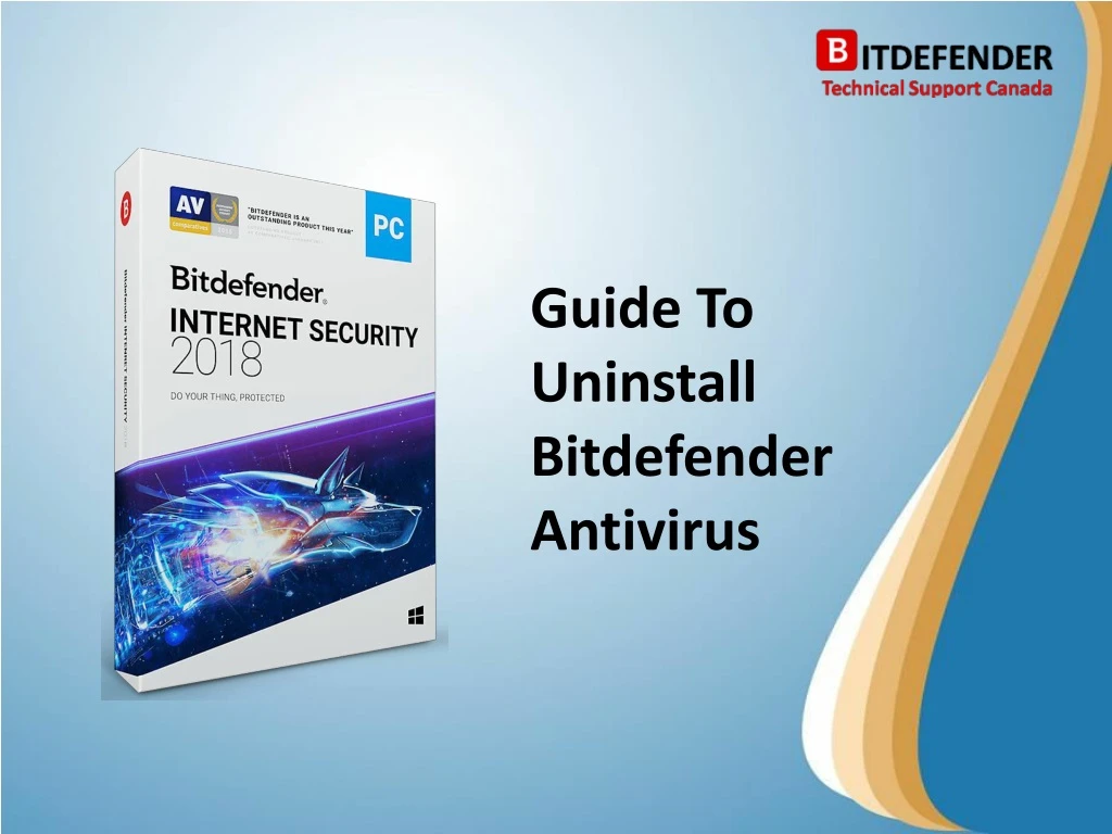 guide to uninstall bitdefender antivirus