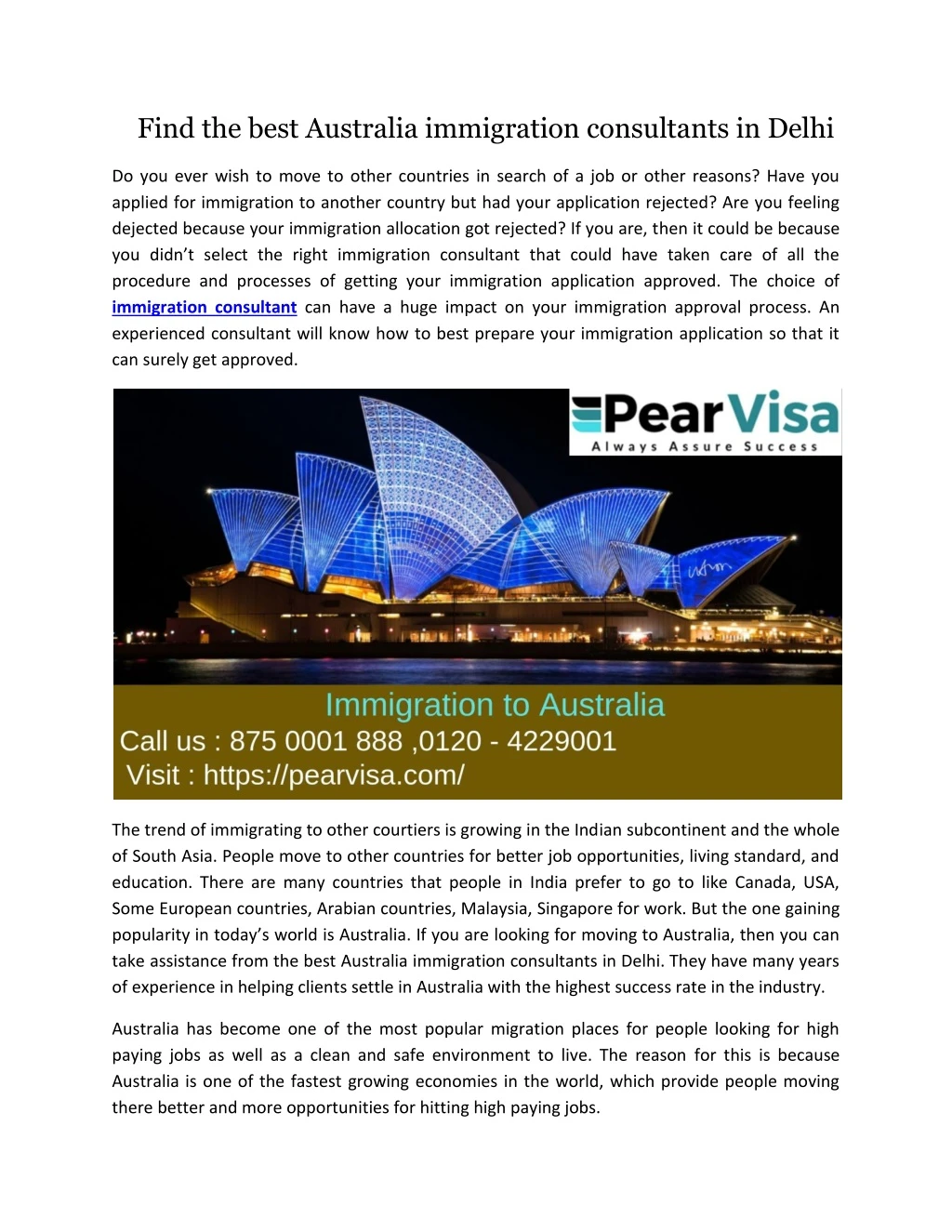 find the best australia immigration consultants