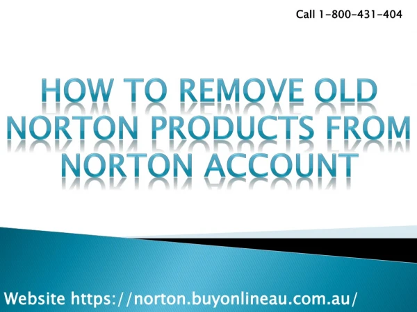 How to Remove Expired Norton Products from Norton Account?