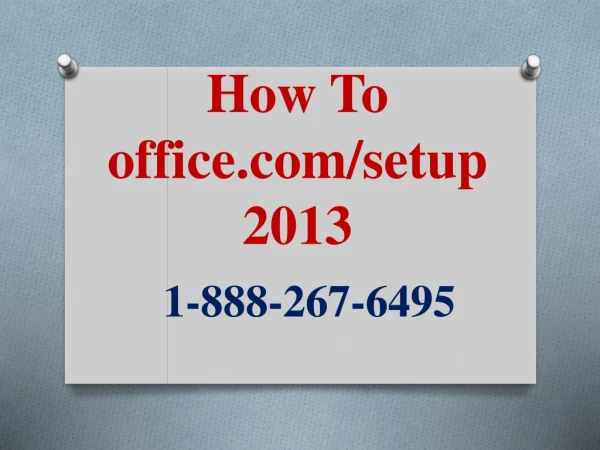 How to Office 2013 Setup | MS Office Setup 2013 Download