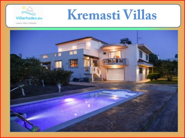Unique Place Kremasti Villas in Greece
