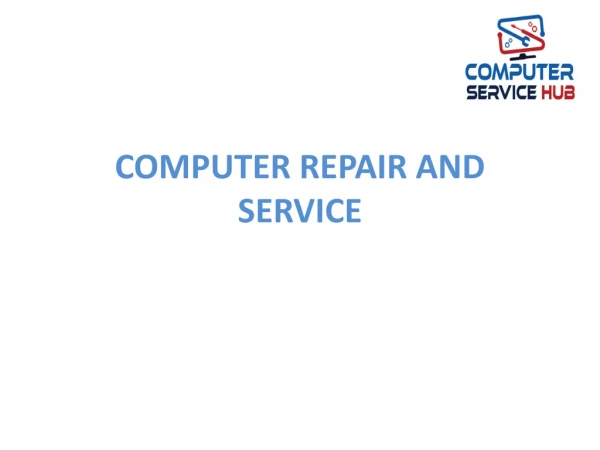 Professional Computer Repairs at your home, Specially for your Desktop Services