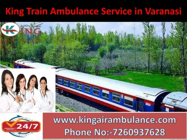 Hire the Life Saving Train Ambulance Service in Varanasi