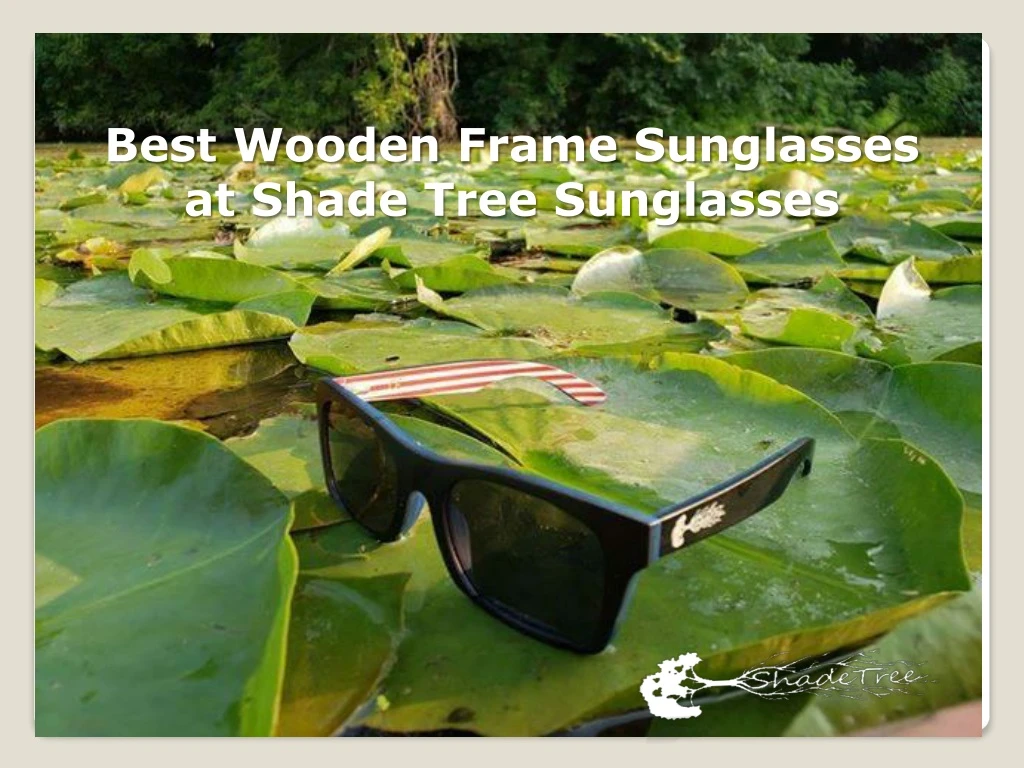 best wooden frame sunglasses at shade tree
