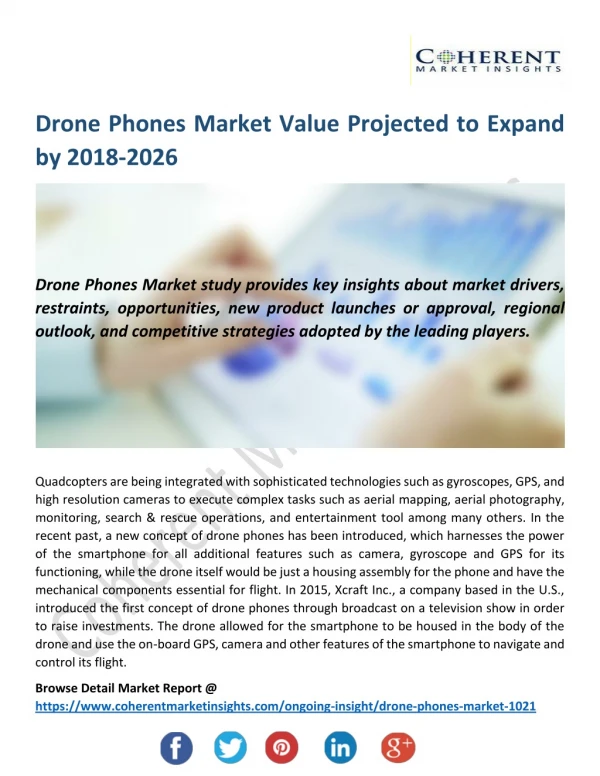 Drone Phones Market Estimated to Record Highest CAGR by 2026