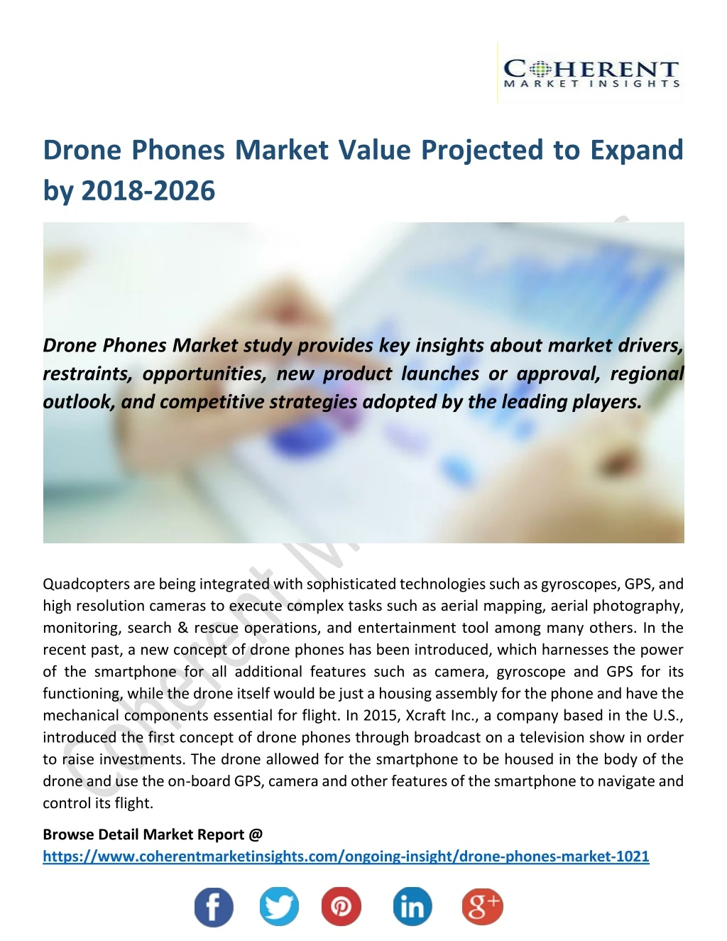 drone phones market value projected to expand