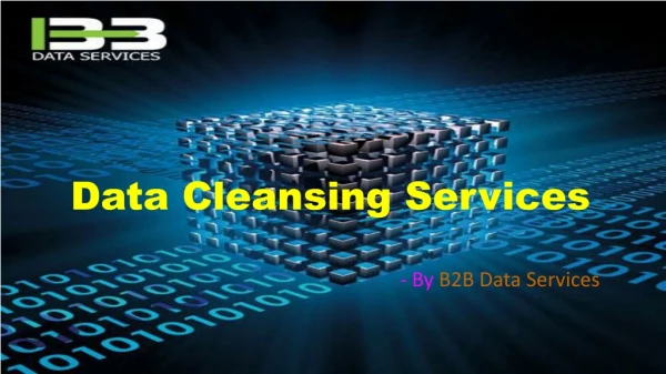 Data Cleansing Services | Data Cleansing | Data Cleansing Techniques
