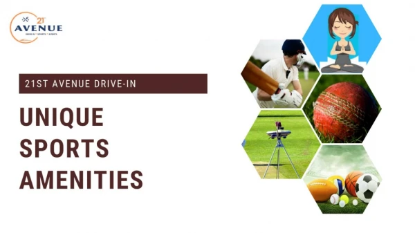 Unique Sports Amenities at 21st Avenue DriveIn - Hyderabad - Opening Soon